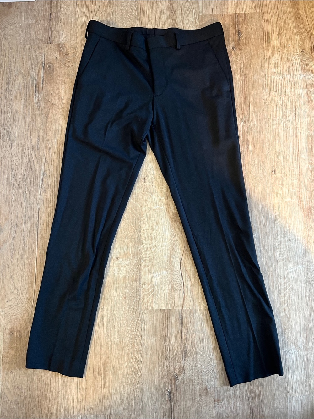 Express Men's Black Dress Pants - Classic Slim Fit